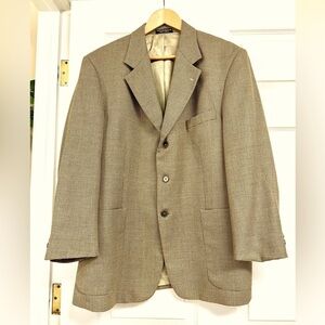 Norm Thompson Mens Blazer Sport Coat Casual Jacket Size 42R Vintage Wool Suit